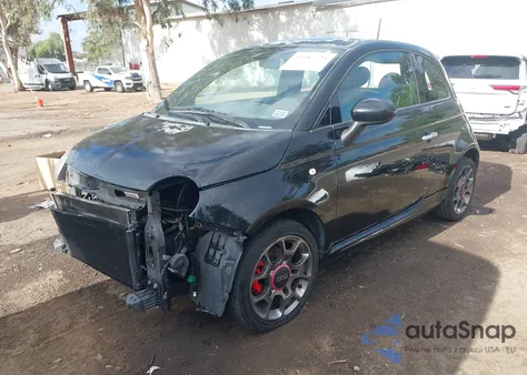 2013 Fiat 500 Sport Cattiva из США, поврежденный, VIN 3C3CFFBR9DT744591